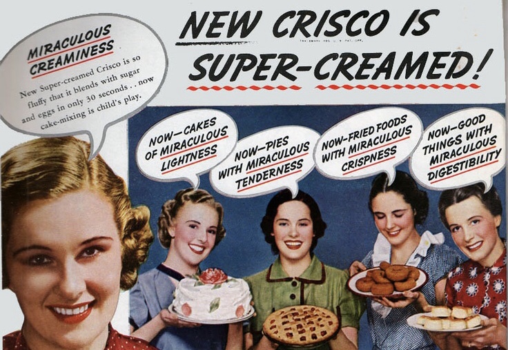 How Crisco Toppled Lard– and made Americans believers in industrial food