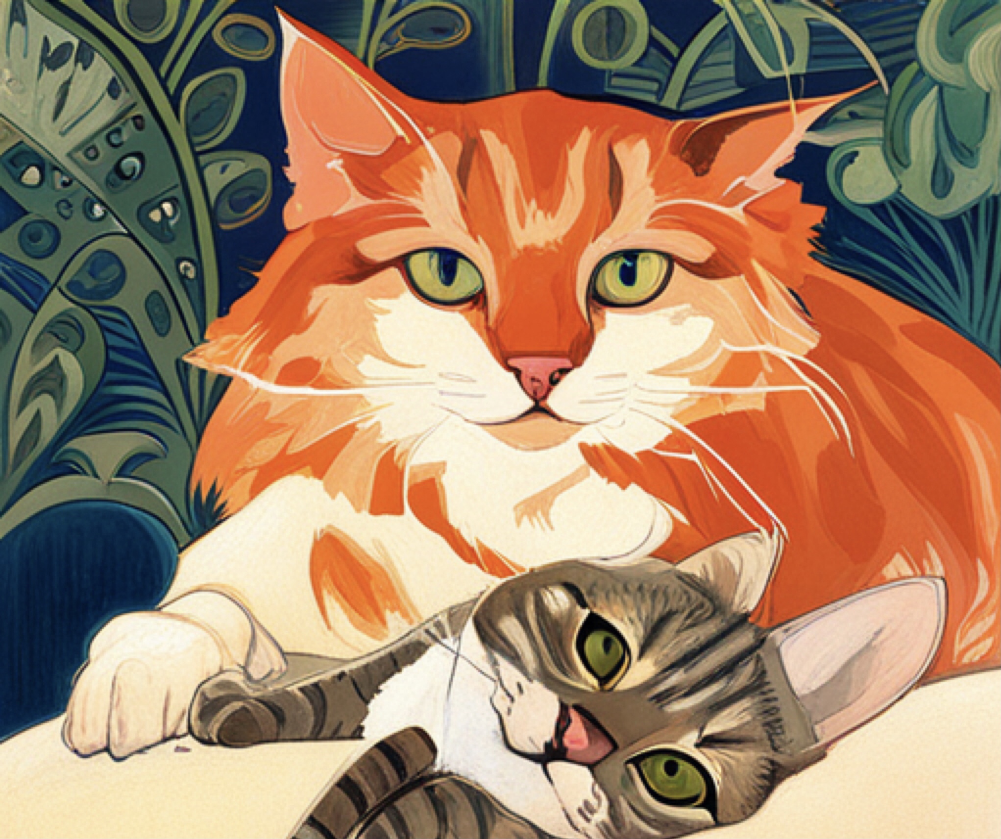 We Used AI to Make Art for Our Cats. Here’s What Happened.